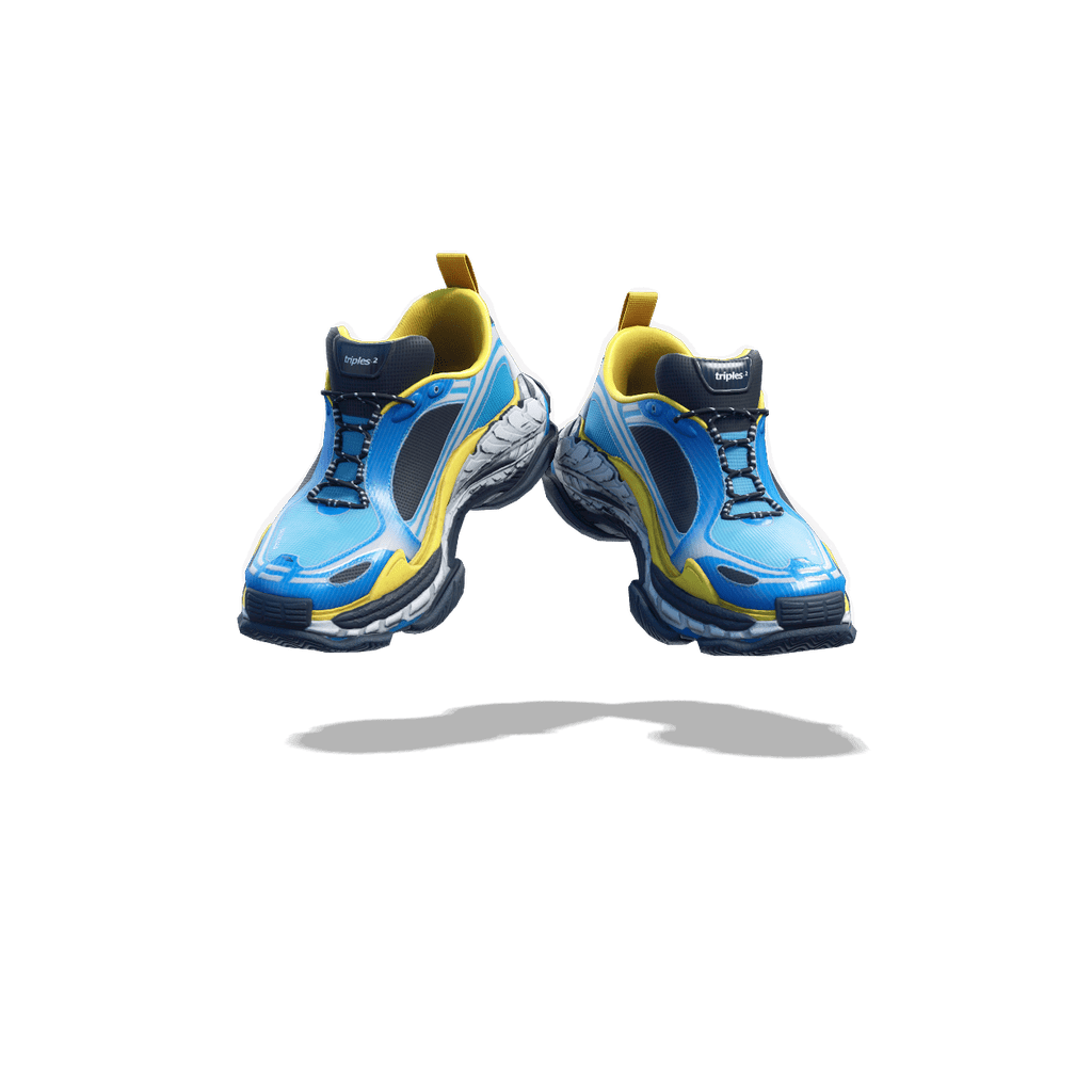 Balenciaga Triple S.2 'Blue/White/Yellow'