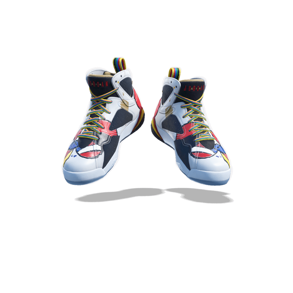 Air Jordan 7 'White/Black/Metallic Gold'